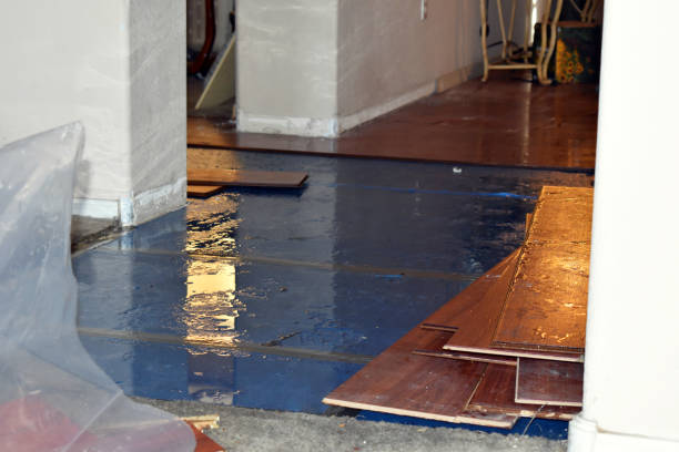 Professional Flood Cleanup technician working in Burlington, OH